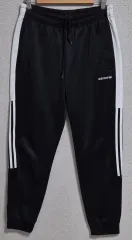L ） adidas(アディダス) 黒 トレーナー ジョガーパンツ