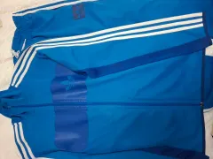 アディダス 青 トレーニングウェア セット