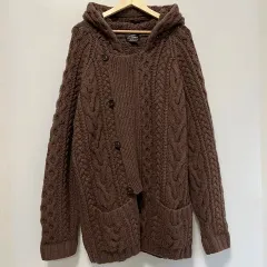 L ポロ Ralph Lauren(ラルフローレン) ウール カーディガン フード ジャケット