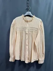 ブランドなし アプリコットカラー 長袖 ブラウス ( 66 サイズ