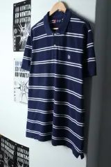 （ XL ー 2XL ） ブランドヴィンテージ 半袖 カラー Tシャツ CHAPS by ralph lauren ビッグサイズ- 144DE