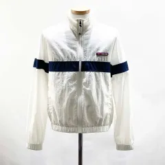 FILA(フィラ) レディース ルーズフィット ショートウィンドブレーク 白 M ジンの感覚