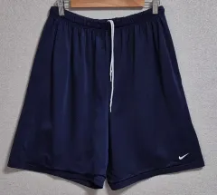 L ） Nike(ナイキ） ネイビー 機能性 ハーフパンツ