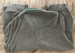 ポロ グレー カーディガン