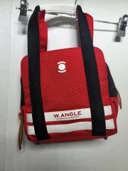 W ANGLE 角度 赤 トートバッグ