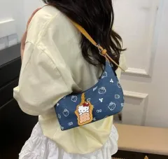 ハローキティ デニム HOBO BAG ショルダーバッグ