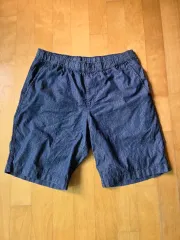ユニクロネイビー ゴム ハーフパンツ