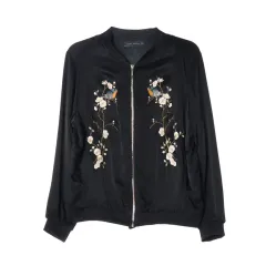 ZARA 花刺繍ブルゾン / レディース Mサイズ / AAAGDP2005