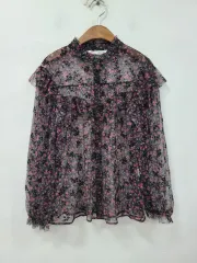 ZARA シースルー ブラウス