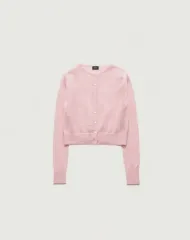 The Barnnet(ザ・バーネット) アルパカ カーディガン ピンク thebarnet