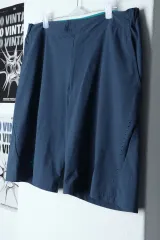 (L) アディダス ハーフパンツ 機能性 ブルー -1C34