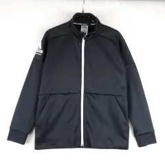 (キッズ)adidas 起毛 トレーナー ジャージ ジャケット (140)