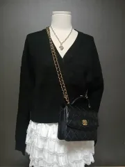 新品)シャイン ジップアップ カーディガン