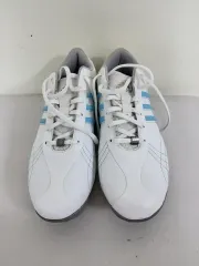 adidas(アディダス) ホワイト/スカイブルー ゴルフシューズ