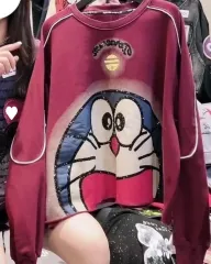 ドラえもん スウェット Tシャツ (M L XL 2XL) (2 COLOR)