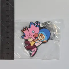 デジタルモンスター ビヨモン ハン・ソラ ラバーマスコット キャラクターキーチェーン キーホルダー チャーム ストラップ