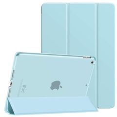 [신품] iPad 10.2 케이스 Dadanism 제9/8/7세대 애플 iPad 10.2 인치 2021/2020/2019 모델 반투명 커버 스탠드케이스 자동슬리프기능 경량 얇은 PU+PC 마이크로 화이버 안감 내구성 전 0