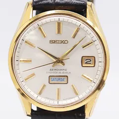 良品 セイコー セイコーマチック 6206-8040 AT/自動巻 シルバー文字盤 メンズ腕時計 1565100 2JWY MST ABC19423