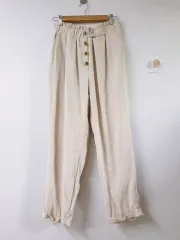 ZARA ザラ テーパード ISTJ VENDING MACHINE Ver. パンツ ピンタック 66 77 ベージュ ピンタック M