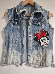 ミニーマウス デニム ベスト
