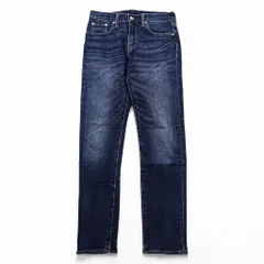 Levi's 502 テーパード デニムパンツ ストレッチ ジーンズ S インディゴ レザーパッチ 29507-0065