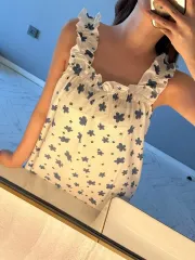 新規) フラワー パジャマ ワンピース