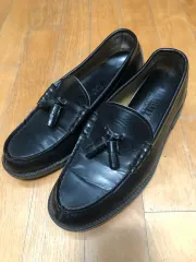 ハルタ HARUTA ブラック タッセル ローファー 260