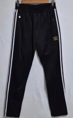 S ） adidas(アディダス) 黒 ベッケンバウアー トレーナー トラックパンツ
