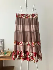 axes femme Axes femme(アクシーズファム) フラワー ロング丈スカート