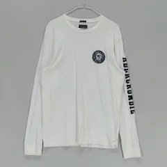 アバクロンビー メンズ100 ラウンドTシャツ 2023 春 秋 アイボリー 01258