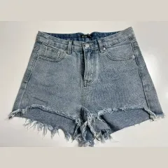 ライトブルー デニム ショートパンツ ハーフパンツ M