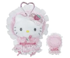サンリオ ハローキティ 可愛いわ フリルシリーズ ピンク ロリータ 人形 キーホルダー