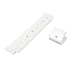 新品 カール事務器 リングノート用 ゲージパンチ 国際標準 1/3インチ(8.47mm)ピッチ 角穴 A4/34穴 B5/29穴 A5/24穴 5枚 ホワイト 日本メーカー GP-2429