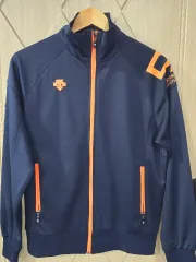 DESCENTE(デサント) ネイビー オレンジ色 トレーナー 95