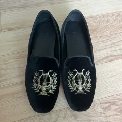 靴 ハンドメイド ローファー 240