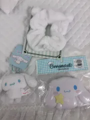 サンリオ シナモロール ミラーキーホルダーヘアゴムセット