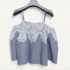 44 55 新品 ZARA(ザラ) レディース 夏 ブラウス 半袖 Tシャツ オフショルダー