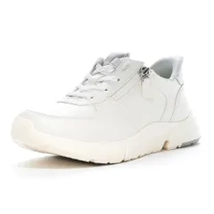 新品 スニーカー 婦人 イブ ハンズフリー ファスナー付き EVE 334 ホワイト 22.0 cm 4E