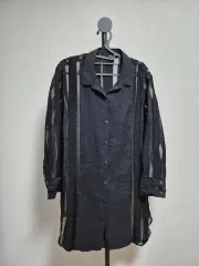 ZARA(ザラ) シースルー シャツ ロング丈 L