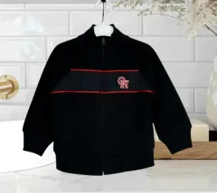 2 税金 離乳する ジップアップ フリース ブルゾン 裏起毛 ジャケット アウター 男児 女児 トゥイーン キッズ 90