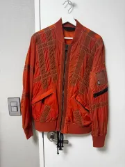 DIESEL 春 ブルゾン ジップアップ アウター オレンジ