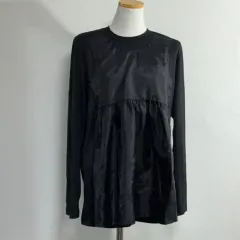 18aw コム・デ・ギャルソン コム・デ・ギャルソン ポリ レイヤード ロングスリーブ m