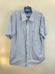 Tommy Hilfiger(トミーヒルフィガー) ストライプ 半袖 シャツ 2xl 110