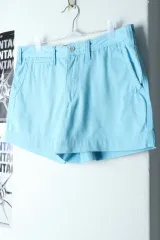 W ( XL ) ポロ Ralph Lauren(ラルフローレン) 半ズボン パンツ ライトブルー 綿 ポニー- 1E40