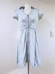EGOIST(エゴイスト) アイスジン デニム ワンピース ミディ丈 66 デニムワンピース
