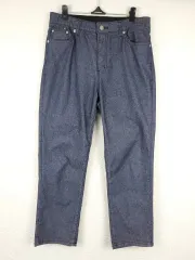 レディース デニム スタイル 9分 コットンストレッチ効き ズボン (66 77)