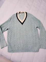 TIME)Vネック ソフトニット