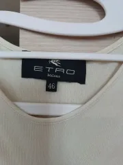 ETRO(エトロ) レディース ノースリーブ Tシャツ アイボリー 46