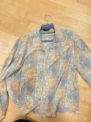 ヴィンテージ フラワー パターン シャツ