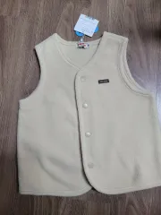 ミキハウス 極細起毛 ベスト S ( 80 ー 90 )